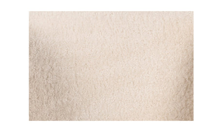 Devlin Lounge Chair Cream Faux Fur by Moe's Home at Eve Furniture