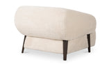 Devlin Lounge Chair Cream Faux Fur by Moe's Home at Eve Furniture