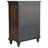 Devon Wine Red and Dark Oak 5-Piece Eastern King Bedroom Set by Coaster at Eve Furniture