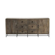 Devonshire Brown/Black Sideboard by Crestview at Eve Furniture