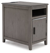 Devonsted Gray Chairside End Table