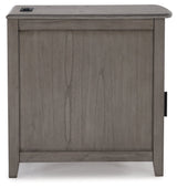 Devonsted Gray Chairside End Table