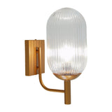 Dewdrop Wall Lamp - Bronze and Clear by Ashcroft Furniture at Eve Furniture