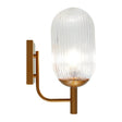 Dewdrop Wall Lamp - Bronze and Clear by Ashcroft Furniture at Eve Furniture