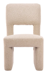 Dewey Beige Dining Chair (Set of 2) by Zuomod at Eve Furniture