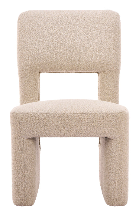 Dewey Beige Dining Chair (Set of 2) by Zuomod at Eve Furniture