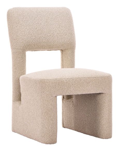 Dewey Beige Dining Chair (Set of 2) by Zuomod at Eve Furniture