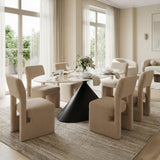 Dewey Beige Dining Chair (Set of 2) by Zuomod at Eve Furniture