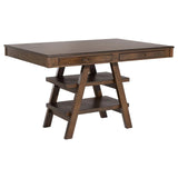 Dewey Brown/Walnut 5-Piece Rectangular Dining Set by Coaster at Eve Furniture