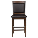 Dewey Brown/Walnut 5-Piece Rectangular Dining Set by Coaster at Eve Furniture
