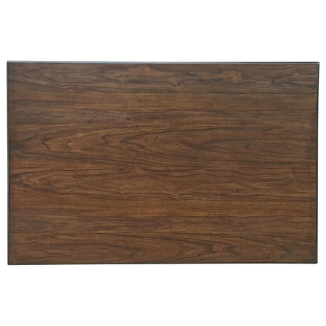 Dewey Brown/Walnut 5-Piece Rectangular Dining Set by Coaster at Eve Furniture