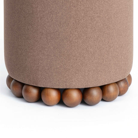 Dex Performance Vegan Mohair Ottoman by TOV Furniture at Eve Furniture
