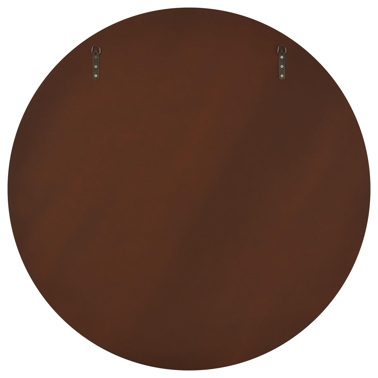 Dexter Brown 40 x 40 Inch Round Reeding Frame Wall Mirror by Coaster at Eve Furniture