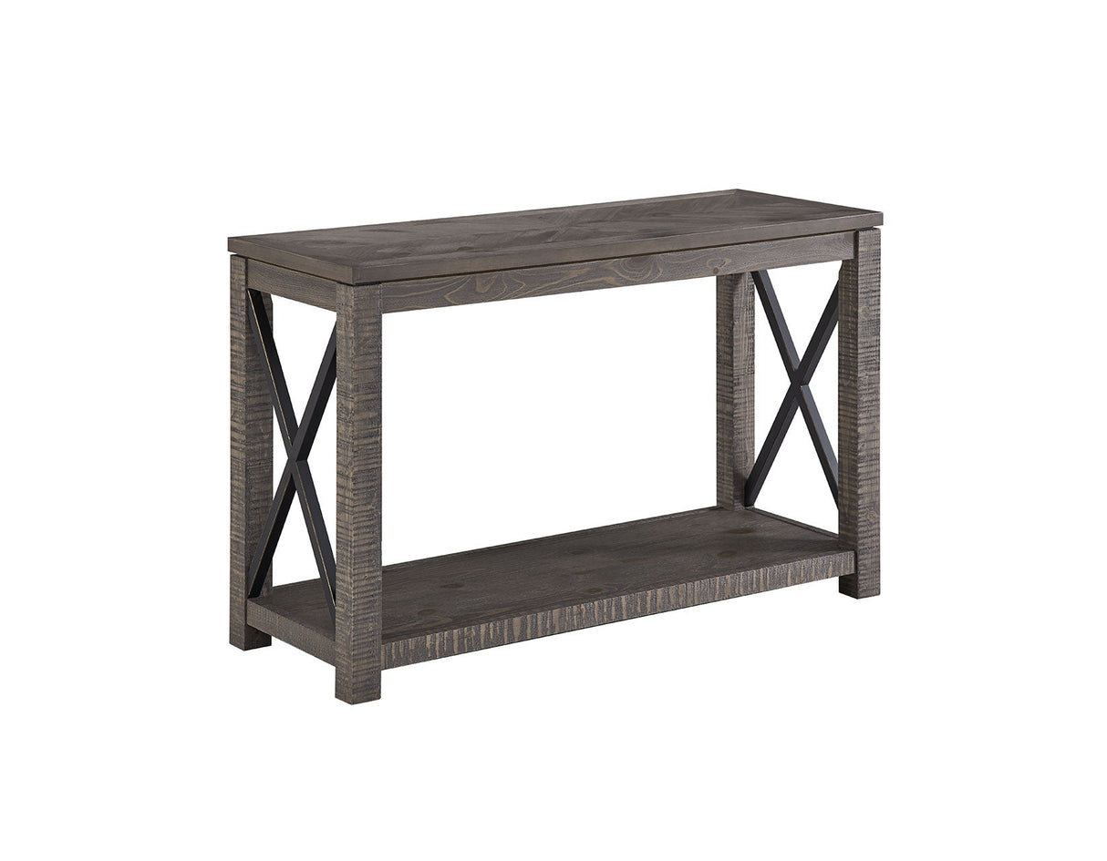 Dexter Driftwood Sofa Table by Steve Silver at Eve Furniture