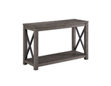 Dexter Driftwood Sofa Table by Steve Silver at Eve Furniture