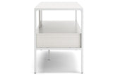 Deznee White 60" TV Stand by Ashley at Eve Furniture