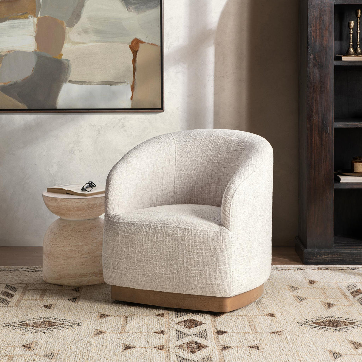 Diah Swivel Accent Chair by Classic Home at Eve Furniture
