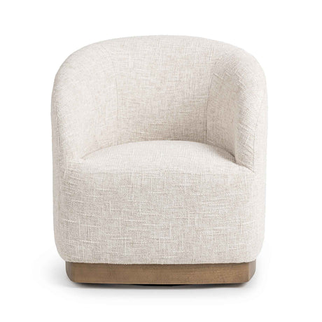 Diah Swivel Accent Chair - Toasted Linen by Classic Home at Eve Furniture
