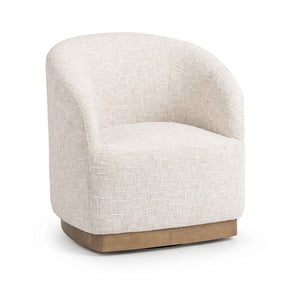 Diah Swivel Accent Chair - Toasted Linen by Classic Home at Eve Furniture