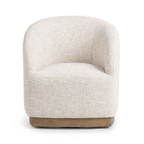 Diah Toasted Linen Swivel Accent Chair by Classic Home at Eve Furniture