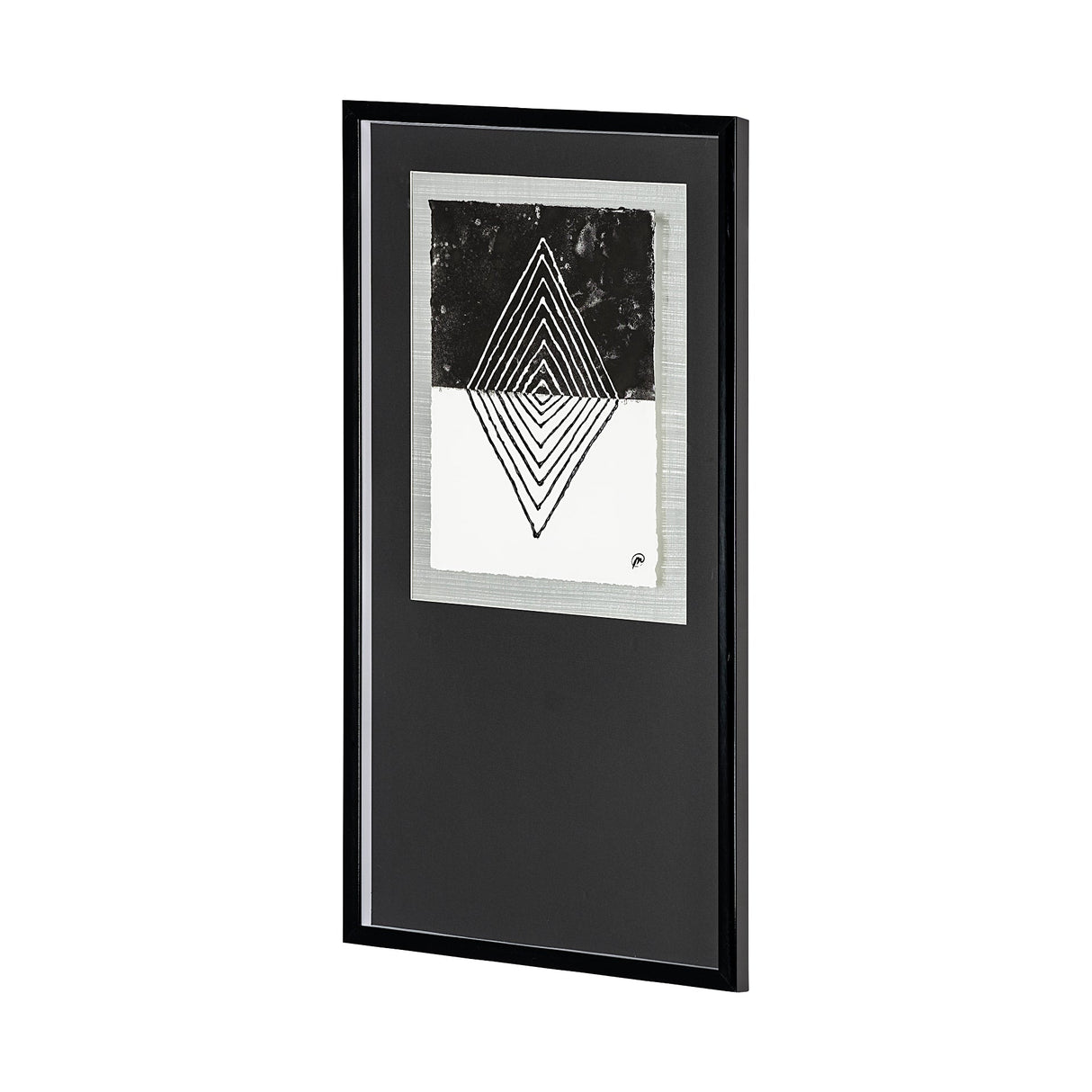 Diamond by Studio M a handmade Original Framed Artwork under Glass by Mercana at Eve Furniture