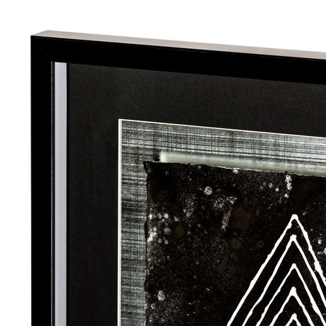 Diamond by Studio M a handmade Original Framed Artwork under Glass by Mercana at Eve Furniture