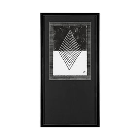 Diamond by Studio M a handmade Original Framed Artwork under Glass by Mercana at Eve Furniture