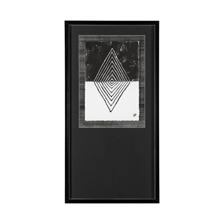 Diamond by Studio M a handmade Original Framed Artwork under Glass by Mercana at Eve Furniture