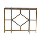 Diamond Gold/Brown Console Table by Crestview at Eve Furniture