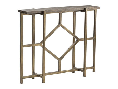 Diamond Gold/Brown Console Table by Crestview at Eve Furniture