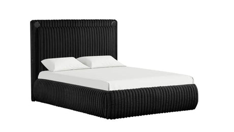 Diana Black King Platform Bed by Happy Homes at Eve Furniture
