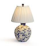 Diana Blue & White Table Lamp by TOV Furniture at Eve Furniture