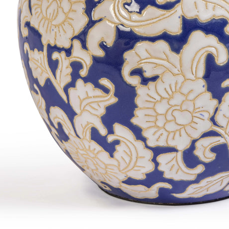 Diana Blue & White Table Lamp by TOV Furniture at Eve Furniture