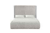 Diana Gray Queen Platform Bed by Happy Homes at Eve Furniture
