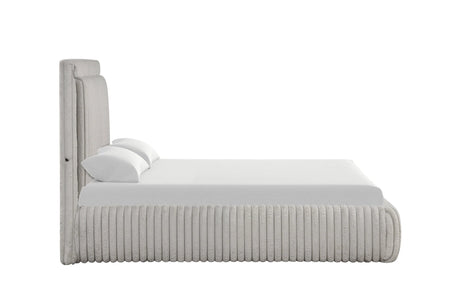 Diana Gray Queen Platform Bed by Happy Homes at Eve Furniture