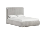 Diana Gray King Platform Bed by Happy Homes at Eve Furniture
