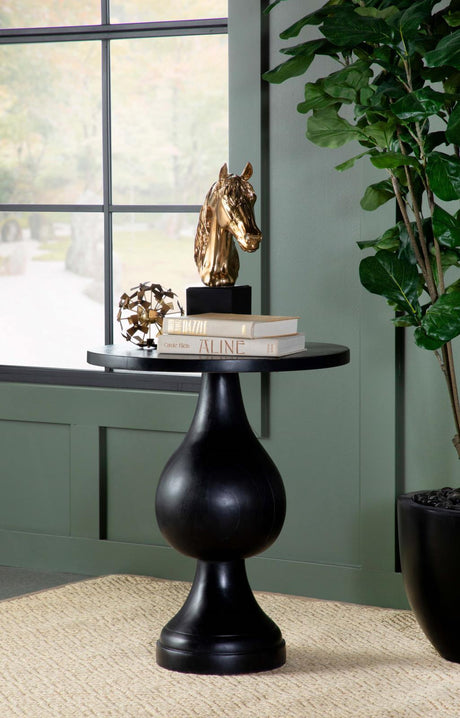 Dianella Round Pedestal Accent Table by Coaster at Eve Furniture