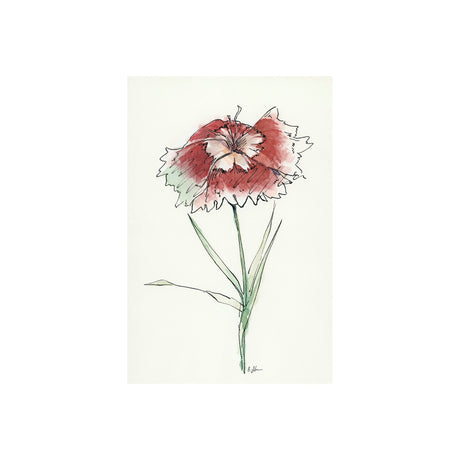 Dianthus I by Mercana Studio a Hand Embellished Textured Canvas by Mercana at Eve Furniture