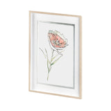 Dianthus II by Panpan Zhang a Framed Art Print Matted under Glass by Mercana at Eve Furniture