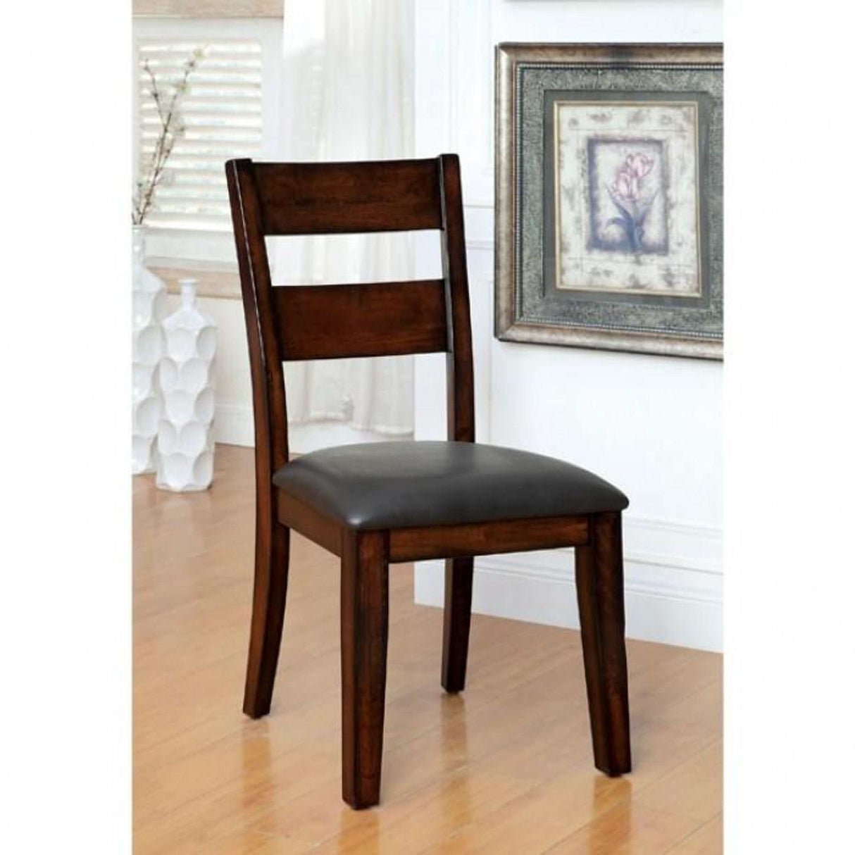 Dickinson Dark Cherry 7-Piece Dining Room Set by Furniture of America at Eve Furniture