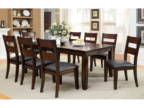 Dickinson Dark Cherry 9-Piece Dining Room Set by Furniture of America at Eve Furniture