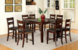 Dickinson Dark Cherry Counter Ht. Table by Furniture of America at Eve Furniture