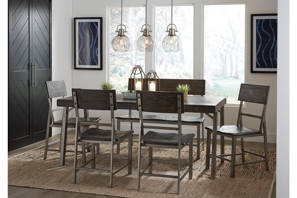 Diedrick Gray/Black Lantern by Ashley at Eve Furniture