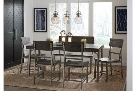 Diedrick Gray/Black Lantern by Ashley at Eve Furniture