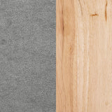 Diego Grey Upholstered Accent Arm Chair with Wood Arms by Coaster at Eve Furniture