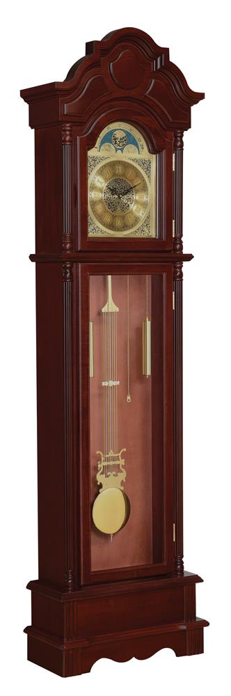 Diggory Brown Red/Clear Grandfather Clock