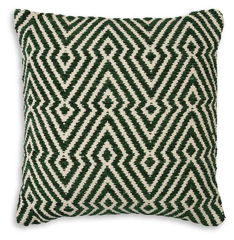 Digover Green/Ivory Pillow by Ashley at Eve Furniture