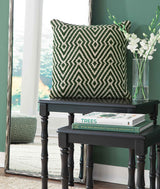 Digover Green/Ivory Pillow by Ashley at Eve Furniture