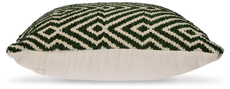 Digover Green/Ivory Pillow (Set of 4) by Ashley at Eve Furniture