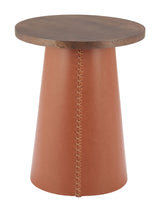 Dikis Brown Side Table by Zuomod at Eve Furniture